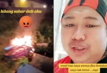 [VIDEO] Lelaki Bakar Motor Anak Kerana Tak Dengar Nasihat & Sering Keluar Lewat Malam – ‘Sebelum Aku Hilang Kau, Aku Bakar’