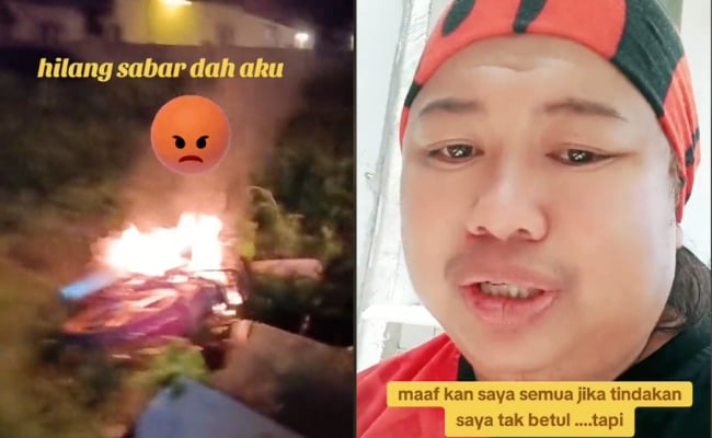 [VIDEO] Lelaki Bakar Motor Anak Kerana Tak Dengar Nasihat & Sering Keluar Lewat Malam – ‘Sebelum Aku Hilang Kau, Aku Bakar’