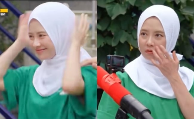 [VIDEO] Selubung Kepala Dengan Kain Macam Bertudung, Netizen Terpegun Lihat Kecantikan Song Ji-Hyo – ‘Makin Tua, Makin Cantik’