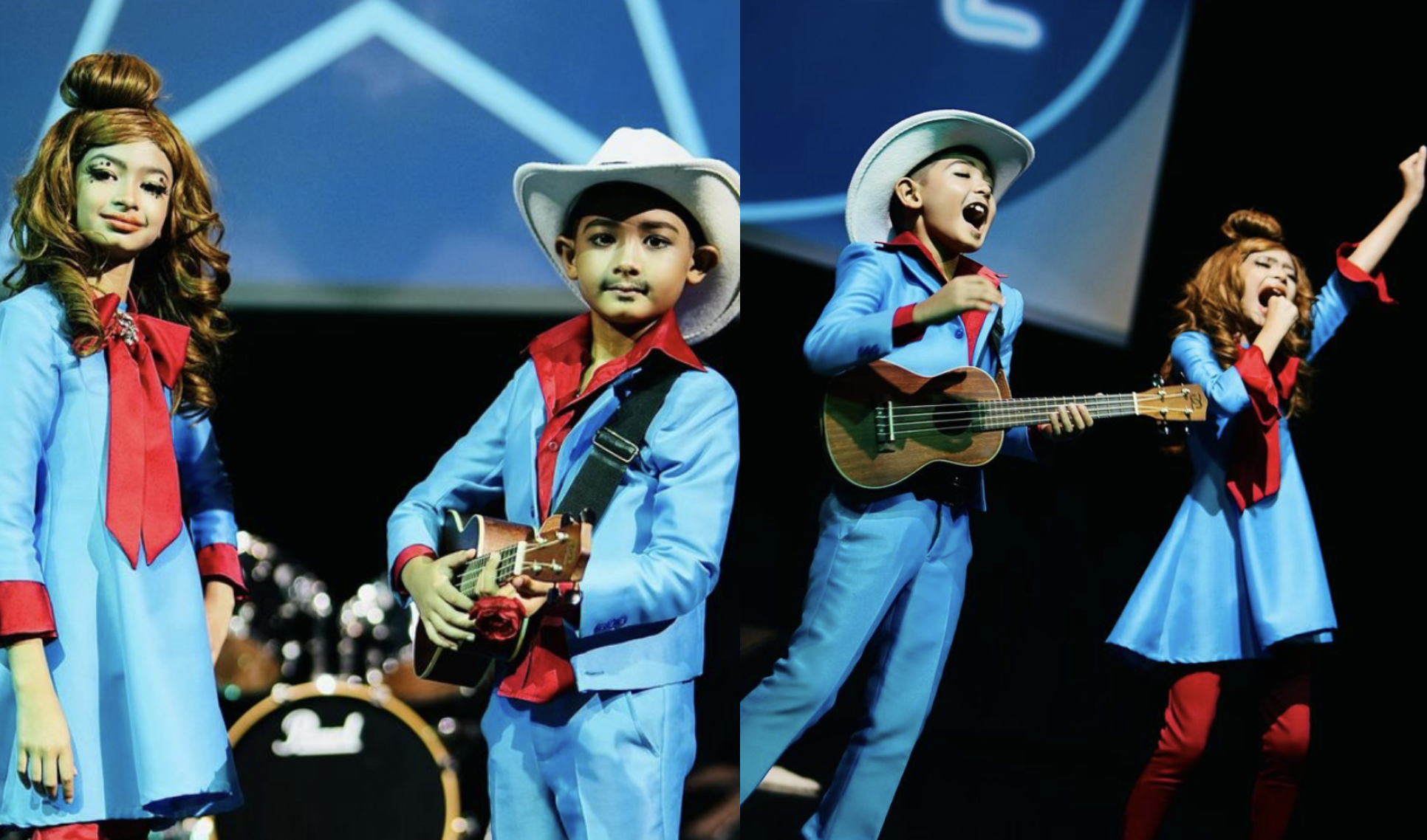 [VIDEO] Berpenampilan Persis Bruno Mars & Lady Gaga, Anak Kembar Eina Azman Curi Tumpuan Netizen -‘Cute Sangat!’