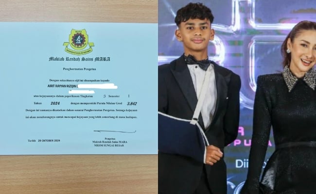 Anak Rita Rudaini Raih CGPA 3.842, Dapat Anugerah Khas Daripada Pengetua