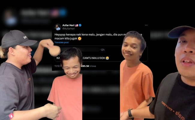 Azfar Heri Tenang Balas Komen Netizen Malu Kalau Ada Adik OKU – ‘Buat Apa Malu, Dia Pun Macam Kita Juga’