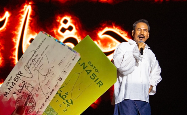 Konsert M N45IR Cipta 2 Dibanjiri 8,000 Penonton, ‘Dihujani’ 10,000 Keping ‘Duit Raya’ Dalam Stadium