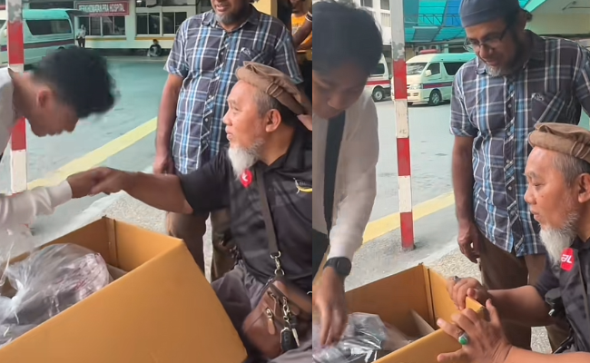 Kacak Gembira Niat Mahu Hadiahkan ‘Wheelchair’ Kepada Ustaz Tertunai, Netizen Puji Hasil Didikan DSV Suka Sedekah