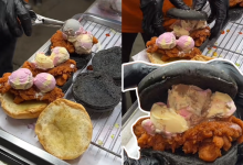 Peniaga Jual ‘Burger Ayam Crispy Ice Cream’, Netizen Kembang Tekak – ‘Pelik Lah Makanan Sekarang’