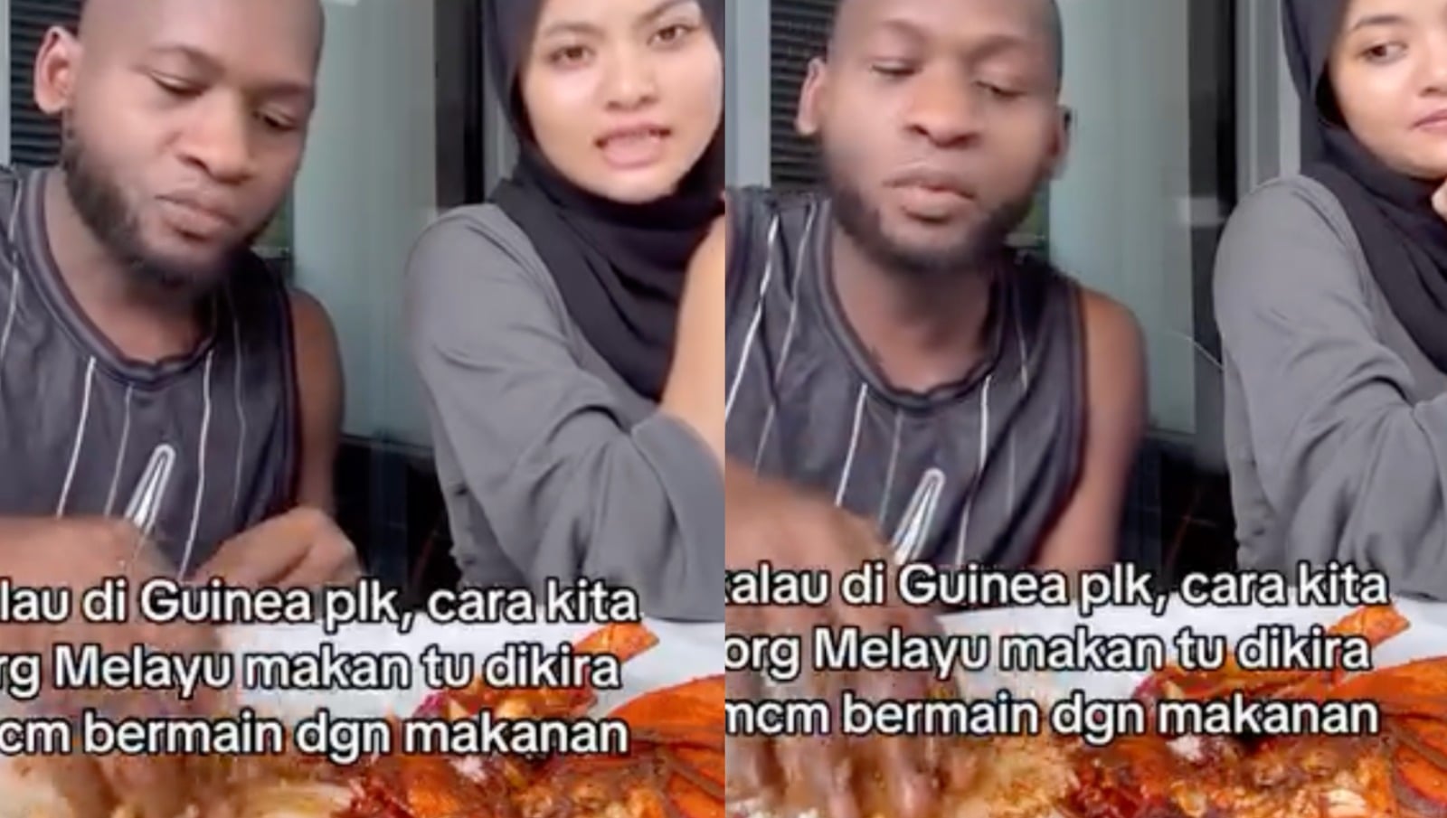 [VIDEO] Netizen Tanya Kenapa Tak Makan Macam Orang Melayu? Ini Respons Fila & Suami