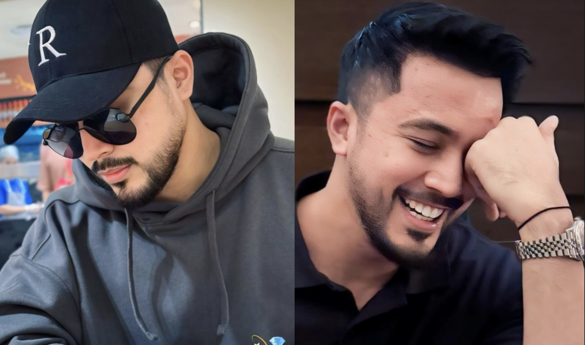 [FOTO] Nampak Kacak Aliff Aziz Pakai Topi Tertera Huruf ‘R’