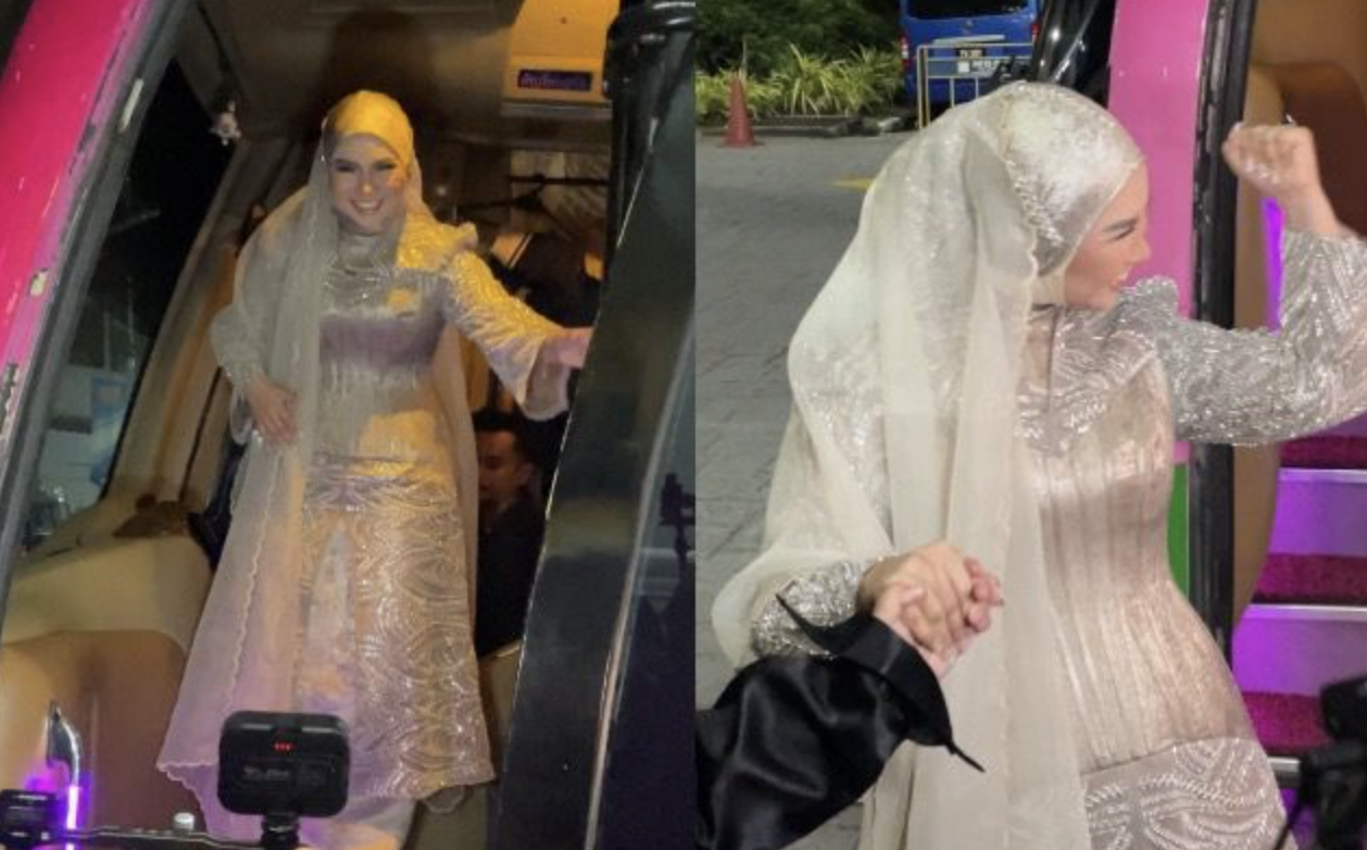 Aina Abdul Buat Kejutan, Hadir Ke ABPBH36 Dengan Naik Bas Bersama Peminat
