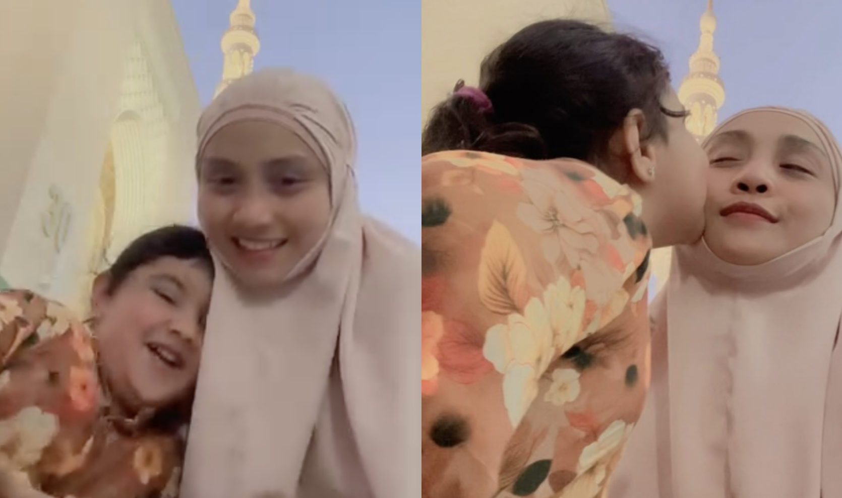 [VIDEO] ‘Hadiah Istimewa Di Masjid Nabawi, Adik Comel Ni Datang Habis Solat Nak Peluk’