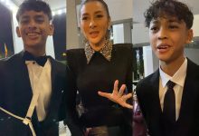 Rita Rudaini Ditemani Dua Anak Bujang Ke Malam Kemuncak ABPBH 36 – ‘Kami Harap Mummy Menang Sebab Mummy The Best’