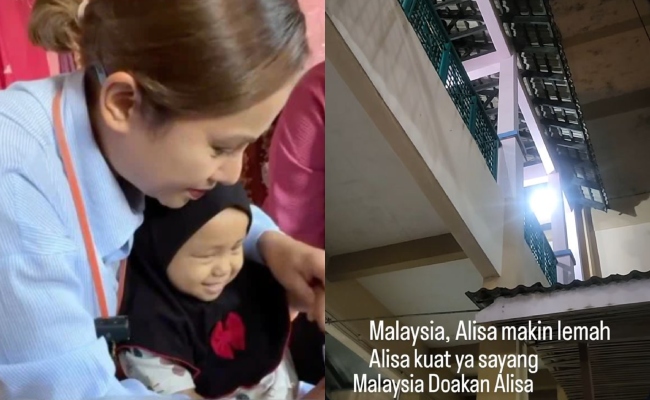 Adik Alisa Umairah Sedang Tenat, Elly Mazlein Mohon Doa Rakyat Malaysia – ‘Mama Datang Tengok, Kuat Ya Anak’
