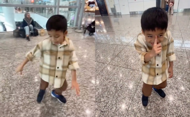 [VIDEO] Yusof Menari Lagu ‘Bye Bye Bye’ Di Airport, Shahida Berseloroh – ‘Confirm Anak Aliff Syukri’