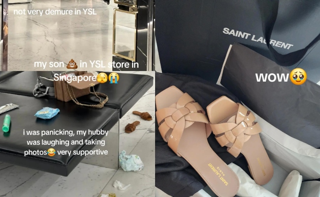 Wanita Panik Anak Terberak Dalam Butik Jenama Mewah, Terpaksa Beli Kasut Nak Elak Kena ‘Banned’ – ‘Saya Habiskan Satu Paket Baby Wipes’