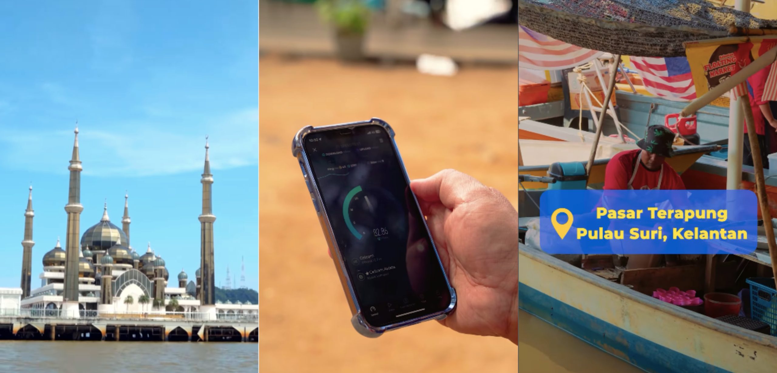 Skuad 5G CelcomDigi Terjah Pantai Timur! Dari Pantai ke Pasar, Signal Memang Padu!
