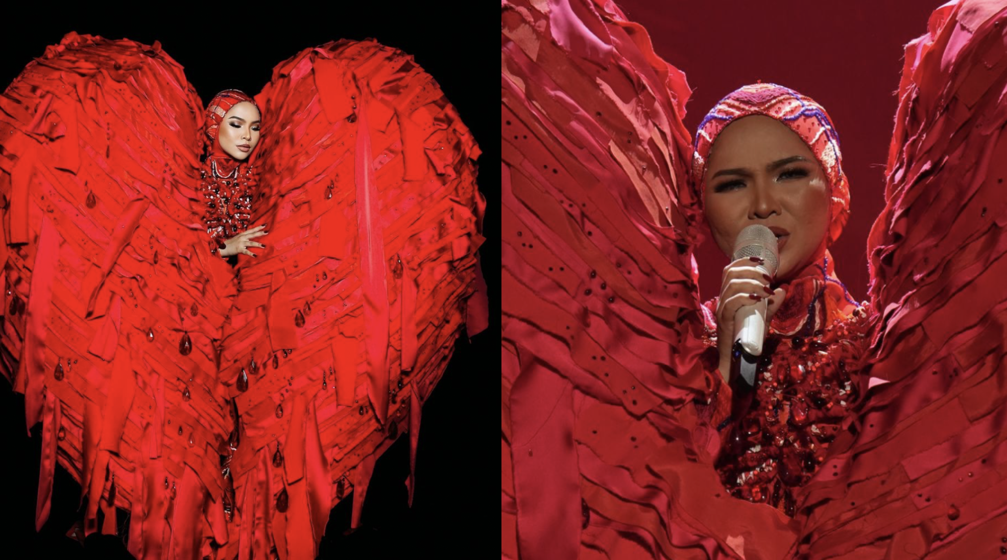 Aina Abdul Dedah Kisah Disebalik Busana ‘Broken Heart’, Netizen Komen ‘Kalau Separuh Akhir Macam Ni, AJL Pula Macam Mana?’