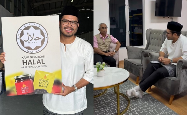 Dengdeng & Sambal Nyet Terima Sijil Halal, Khairul Aming Harap Dapat Luaskan Bisnes