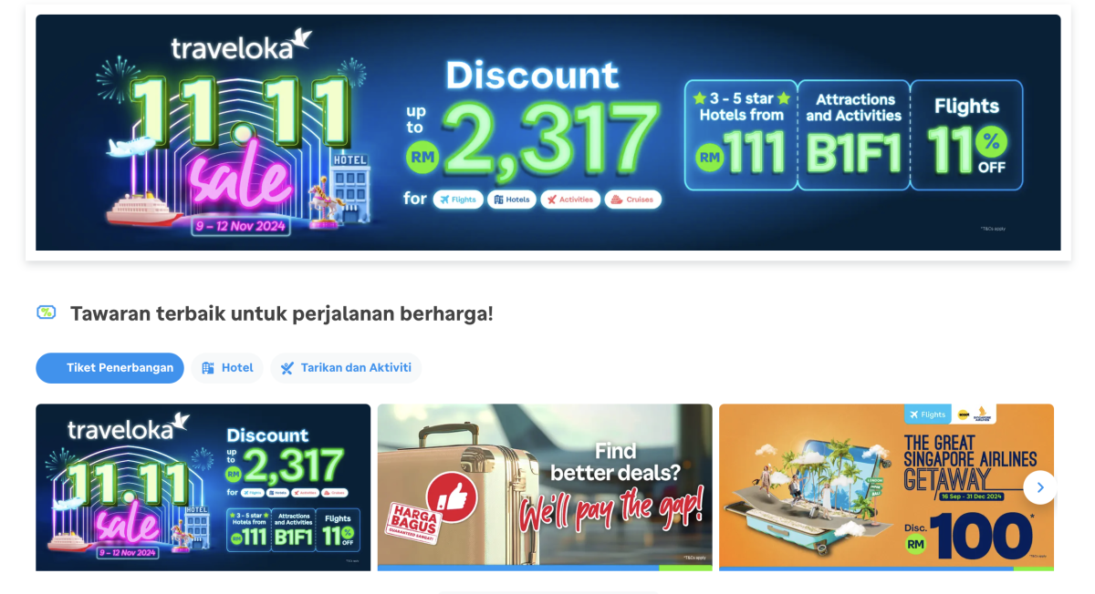 Harga BAGUS Traveloka