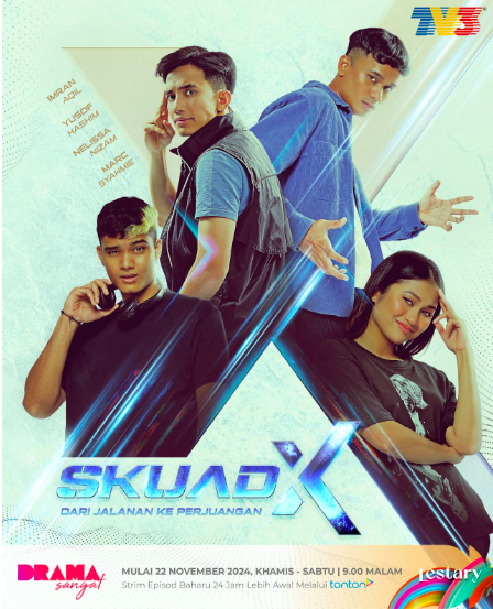Terokai Dunia Adiwira Bersama Drama Skuad X, Empat Sahabat Miliki Kuasa Luar Biasa Menentang ‘Villain’