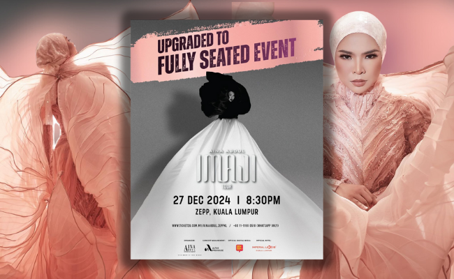 Aina Abdul Bagi Semua Peminat Duduk Di Konsert Imaji Tour!