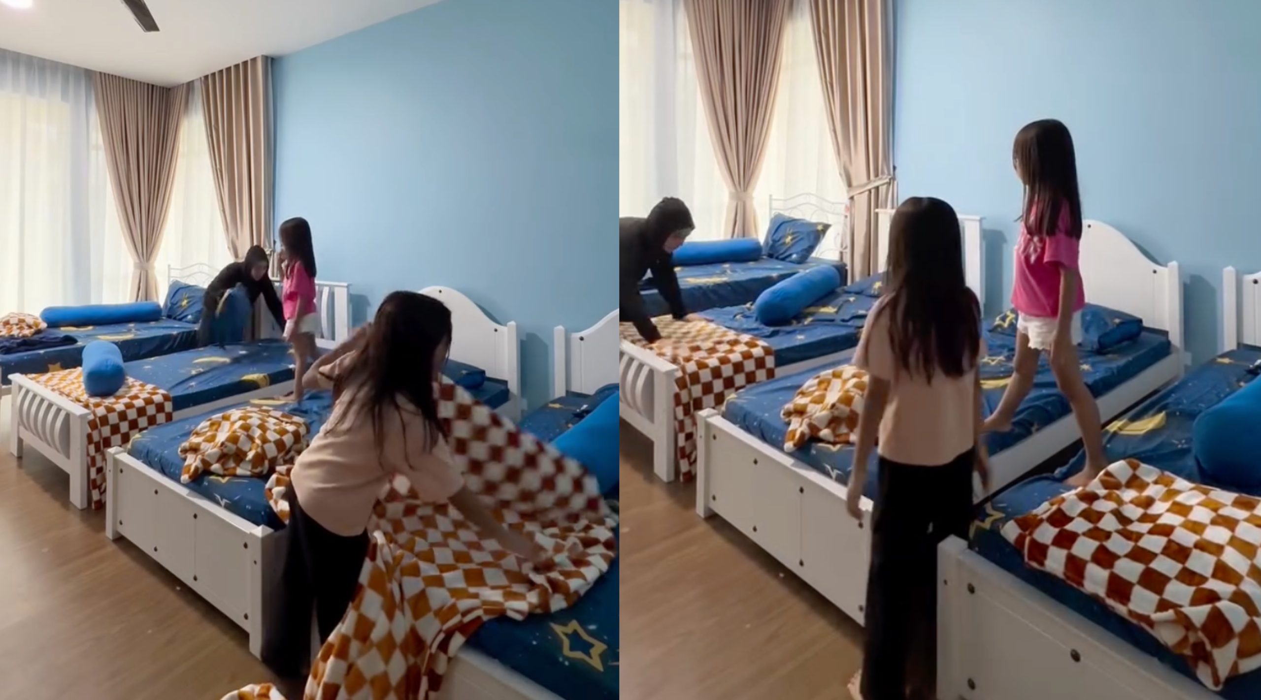 [VIDEO] Adira Bebel Dekat Anak Sebab Tak Pandai Kemas Katil, Ayat Terakhir Tu Win! – ‘Kalau Dapat Lelaki Kaya Tak Pe’