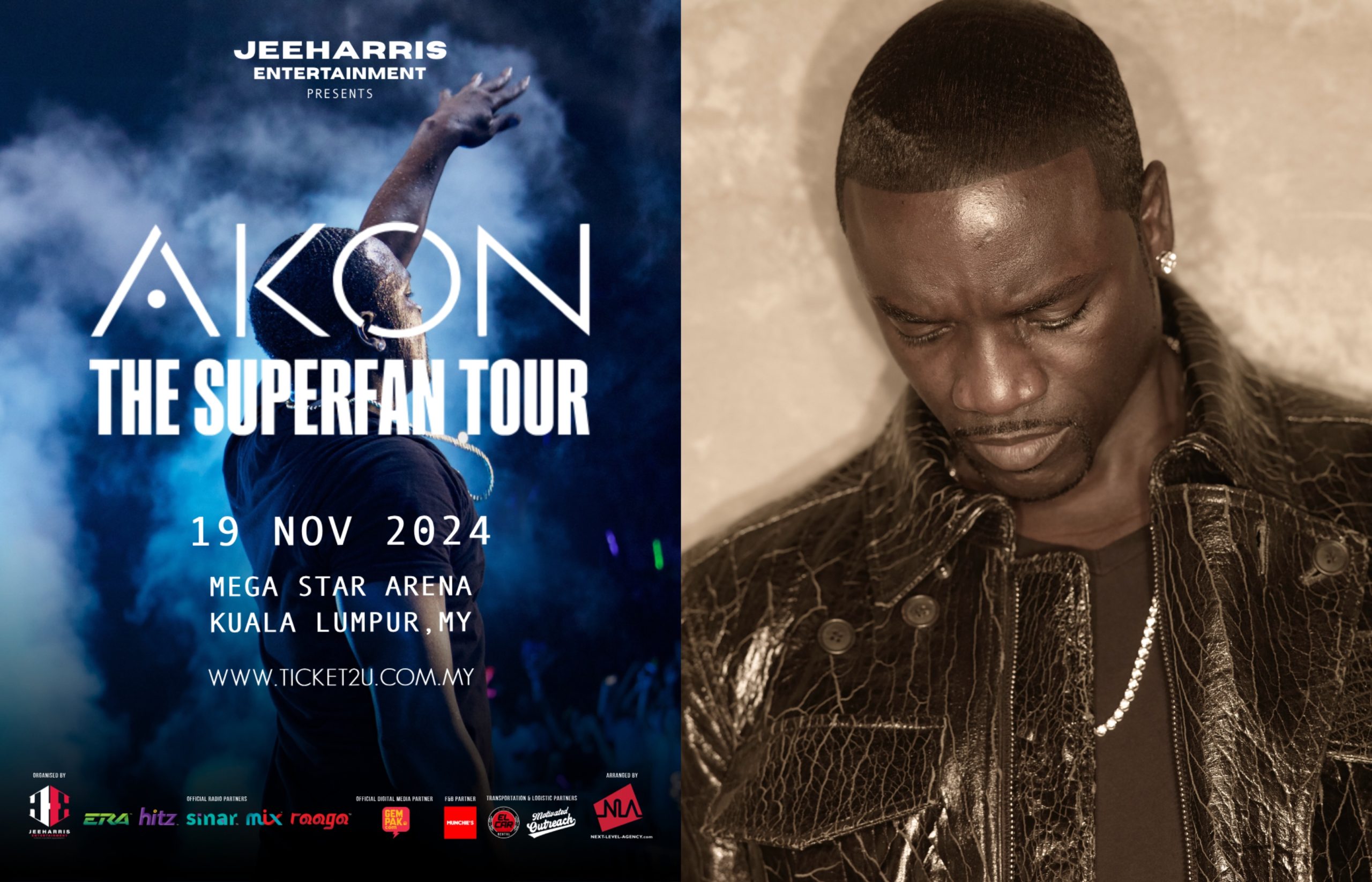 Akon Bakal Gegarkan Pentas Malaysia Pada 19 November Ini, Lebih 70% Tiket Sudah Terjual