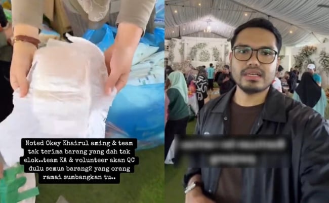 [VIDEO] ‘Jangan Bagi Barang Yang Tak Elok, Aku Haramkan Benda Itu’ – Khairul Aming ‘Warning’ Penderma Bantuan Banjir