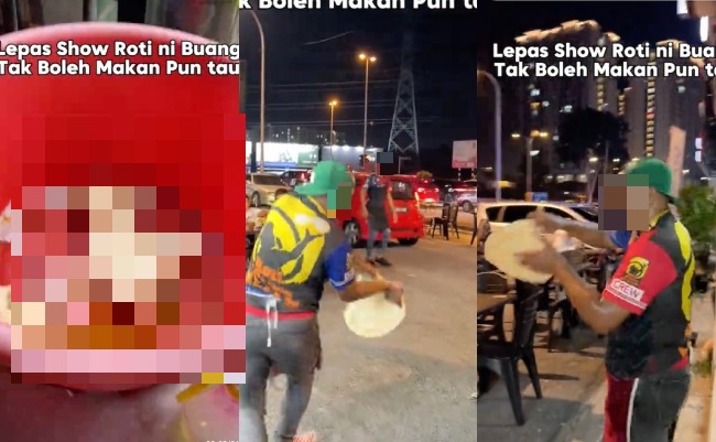 [VIDEO] Peniaga Dikecam Buang Doh Setiap Kali Selepas ‘Show’ Roti Canai Terbang – ‘Tak Baik Buang Makanan Bang’