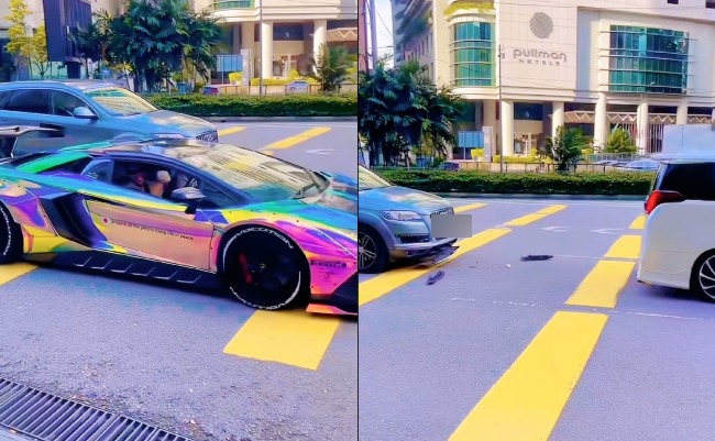[VIDEO] Syamsul Yusof Kongsi Video Kereta Sebelah Berlanggar, Fattah Amin Komen – ‘Lawo Sangat Kereta Tu’