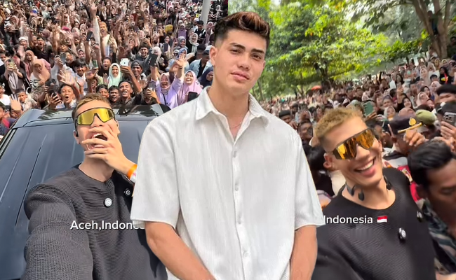 Aisar Khaled Sebak Diserbu 20,000 Peminat Di Indonesia, Terpaksa Dikawal Ketat Polis