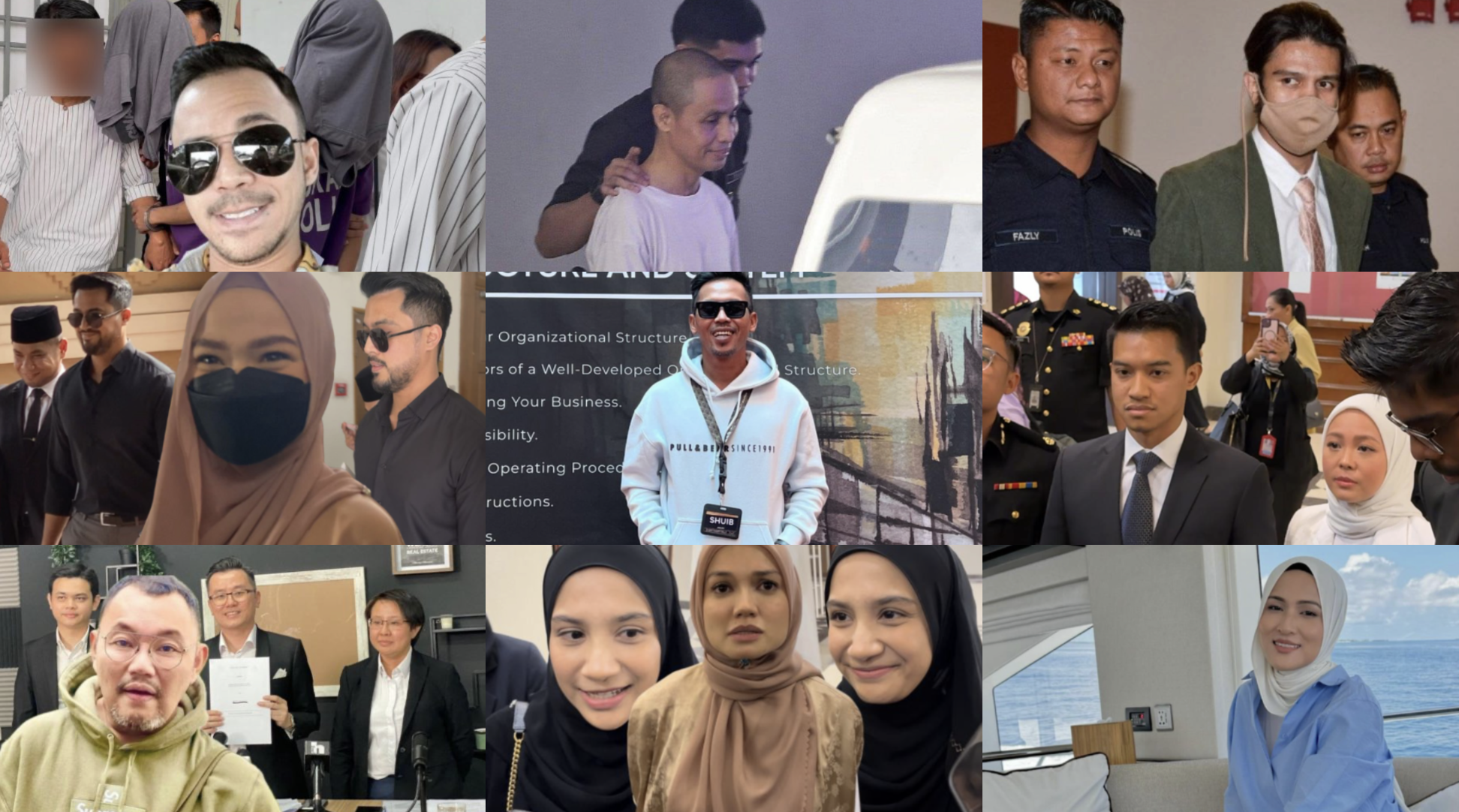 #OBWrapped24: 11 Kes Mahkamah Yang Mencuri Tumpuan! PU Azman, Vivy Yusof & Along Cham Antara Nama ‘Panas’
