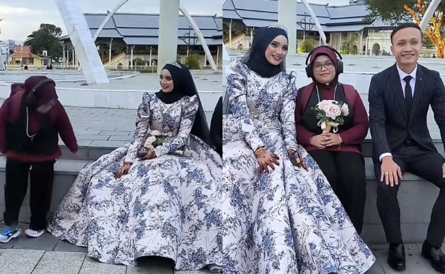 [VIDEO] Pasangan Pengantin Mesra Layan Anak Autism, Netizen Ucap Terima Kasih – ‘Baik Budi Pekerti Pasangan Ini’
