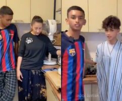 [VIDEO] Netizen Terhibur Tengok Gelagat Anak Bujang Rita Rudaini Menjual Di TikTok, Siap Berlakon & Menyanyi Lagi! – ‘Bagus Depa Ikut Je Cakap Mak’