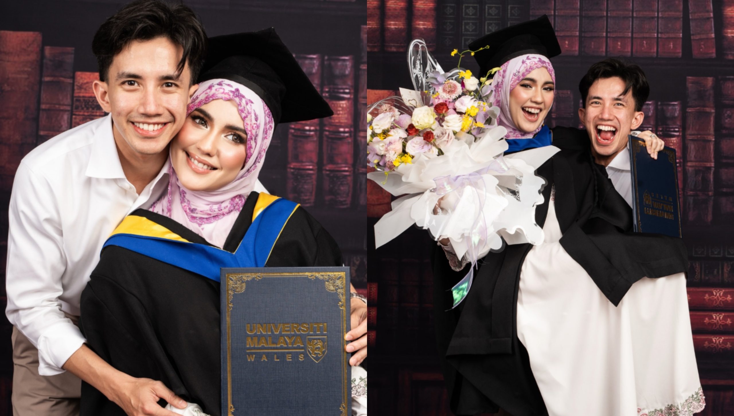 Imran Aqil Bangga Isteri Berjaya Tamatkan Pengajian, Netizen Komen ‘Beauty With Brain!’