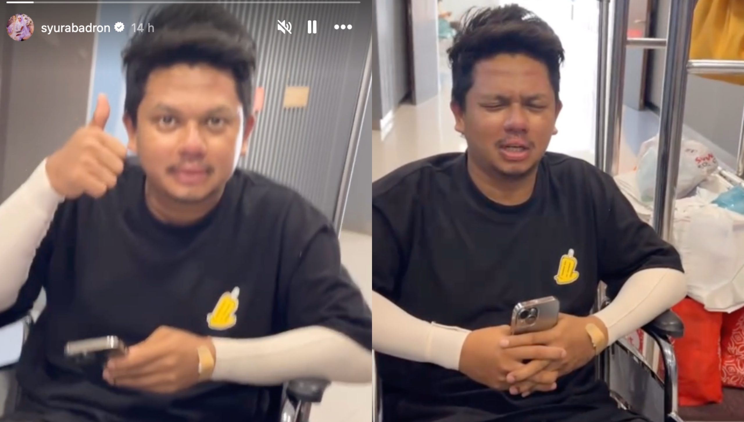 [VIDEO] 18 Hari Dalam Wad, Suami Syura Dah Boleh Pulang Ke Rumah