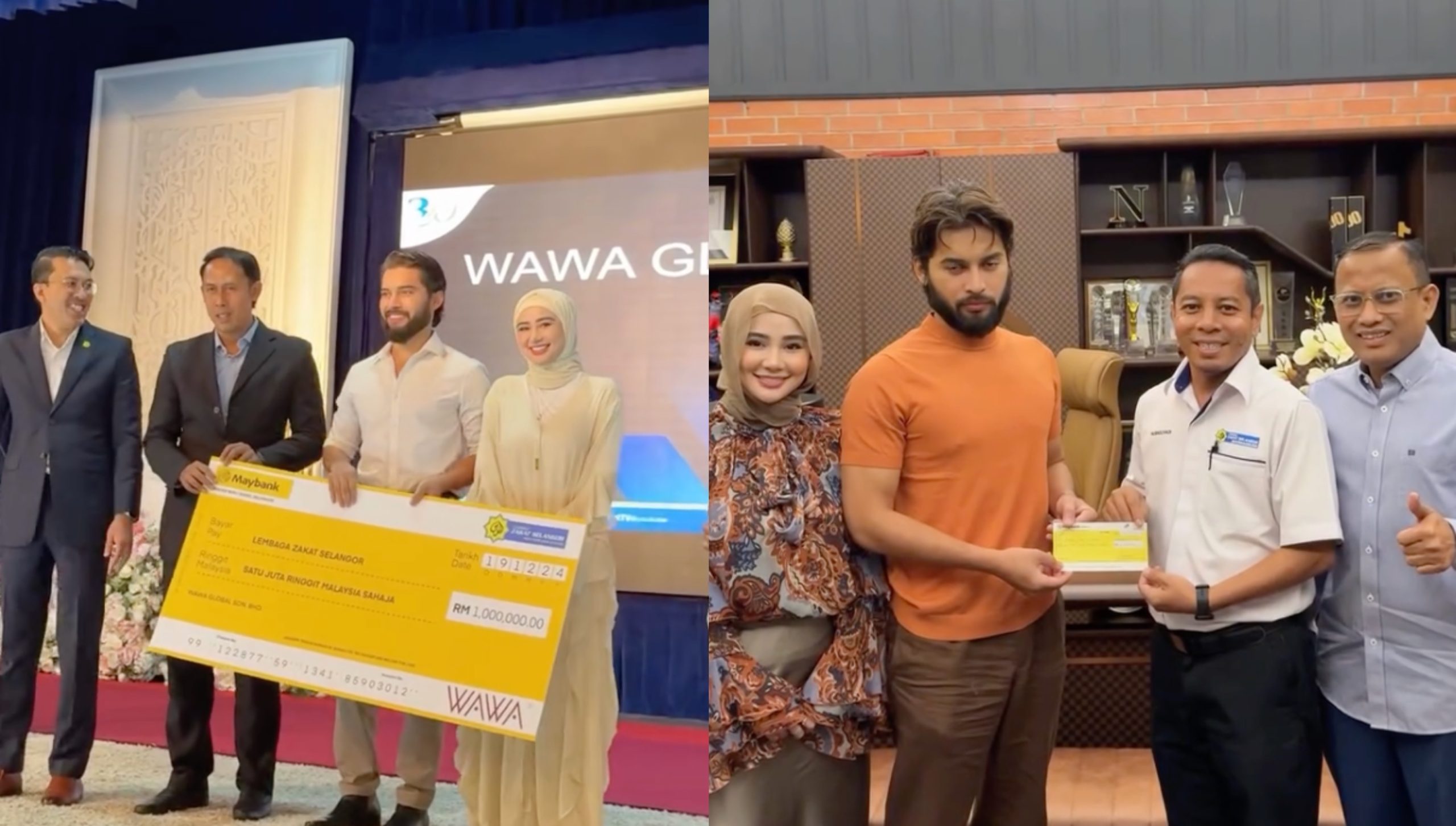 [VIDEO] Aeril Zafrel & Wawa Zainal Bayar Zakat Perniagaan RM1 Juta – ‘Semoga Menjadi Asbab Kebaikan Bersama’