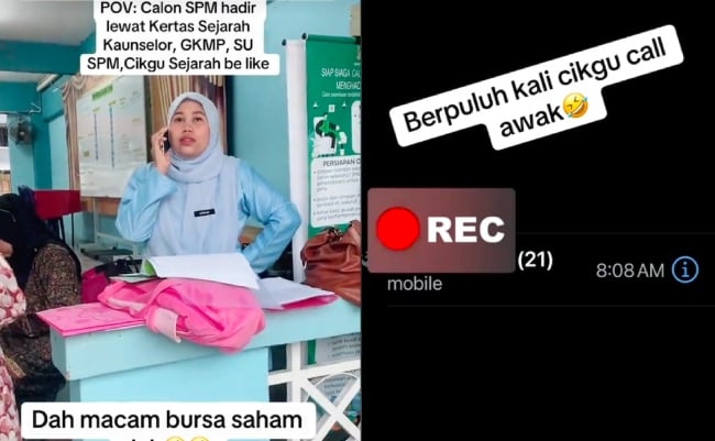 [VIDEO] Cikgu ‘Berhempas Pulas’ Telefon Pelajar Lewat Hadir Untuk Kertas Sejarah SPM 2024 – ‘Beruntungnya Anak-Anak Sekarang’