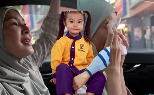 [VIDEO] Intan Ladyana Tak Tahan Sebak Hantar Anak Ke Tadika – ‘Dah Tahan Sedaya Upaya Tapi Ternangis Juga’