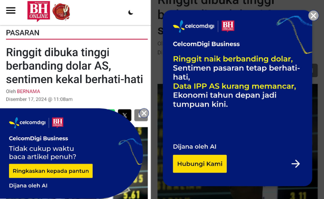 Berita Harian & Harian Metro Lancar Ringkasan Pantun AI Pertama Di Malaysia
