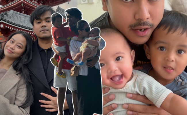 Isteri Titip Ucapan Khas Sempena ‘Birthday’, Netizen Tak Sangka Ariff Bahran Rupanya Dah Ada Dua Anak