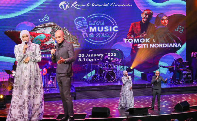 Tomok & Siti Nordiana Cipta ‘Memori Berkasih’ Atas Pentas Lautan, Hiburkan 600 Peminat Menerusi Live Music @ Sea