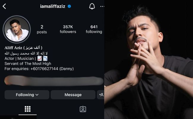 Aliff Aziz Padam Semua Gambar Lama Di IG? Mahu Tampil Dengan Versi Baharu – ‘Ini Adalah Kelahiran Semula Saya’