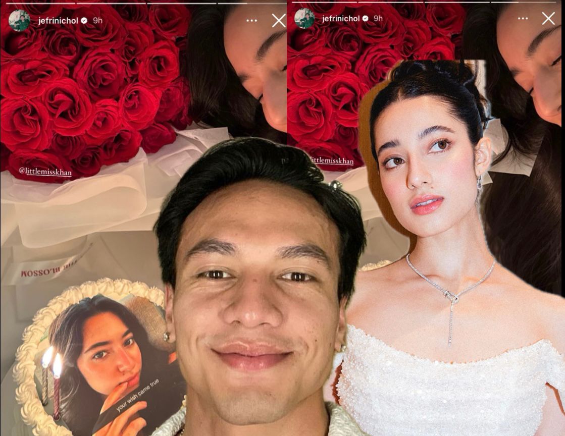 Ameera Khan Buat Kejutan Hari Jadi, Beri Kek & Sejambak Bunga Ros Merah Kepada Jefri Nichol- ‘Your Wish Came True’