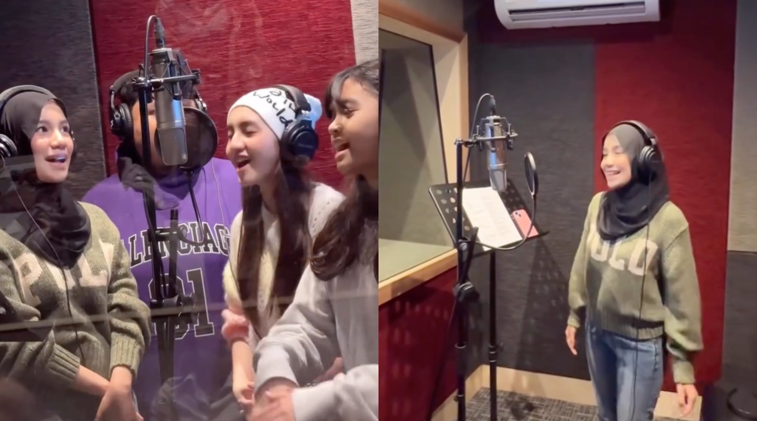 [VIDEO] Qadejah & Geng Nak Bawa Keluar Lagu Raya, Isteri Komen Aliff Syukri Dah Ada Pencabar