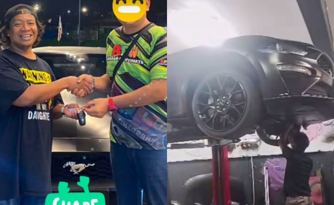[VIDEO] Man Raja Lawak Beli Mustang, Sempat ‘Bergaya’ Sebelum Alami Masalah Enjin – ‘Terpaksa Tunggu Dua Bulan’