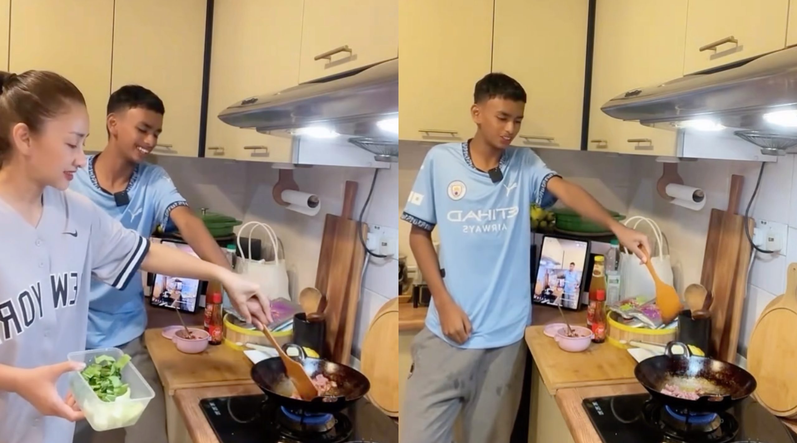 [VIDEO] Gelagat Airit Rayyan Masak Curi Tumpuan – ‘Dah Macam Kena Ruqyah Pula Panas-Panas’