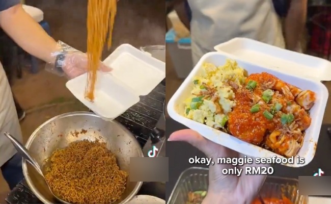 [VIDEO] Netizen Pertikai Mee Segera ‘Seafood’ Tepi Jalan Dijual Dengan Harga RM20 – ‘Kalau Buka Premis Berapa Pula Korang Caj?’