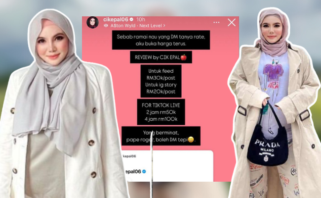 Cik Epal Dedah Klien Sanggup Bayar Harga ‘Review’ RM100,000 – ‘Sesuai Dengan Hasil Saya Berikan, Dapat Pulangan 5 Kali Ganda’
