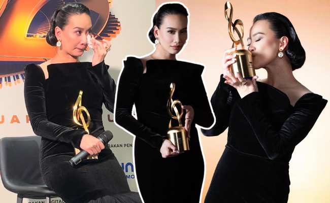 #AJL39: Marsha Milan Sebak Kenang Perjuangan 20 Tahun Dalam Industri, Kejuaraan ‘Hening Rindu’ Hadiah Bermakna