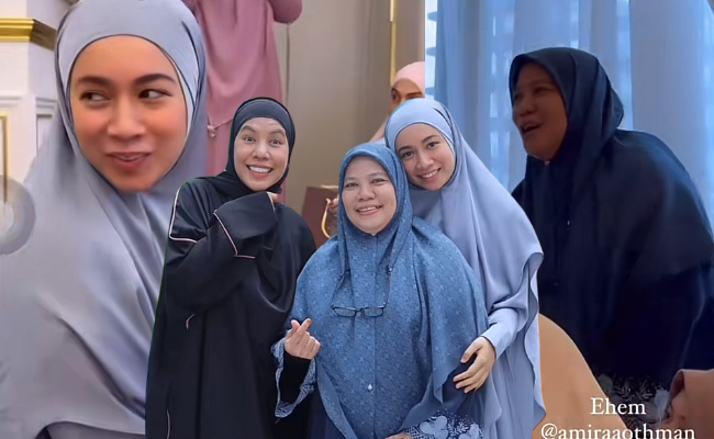 Amira Othman & Ibu Fattah Amin Hadiri Majlis Ilmu Yang Sama, Netizen Usik – ‘Bakal Menantu & Mak Mentua’
