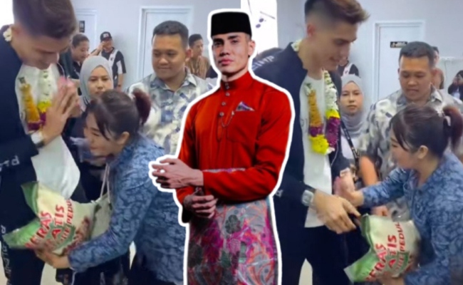 [VIDEO] Aisar Khaled Usaha Tidak Bersentuhan, Netizen Simpati Sebab Tetap Dipegang – ‘Dia Tak Mahu Orang Kecil Hati’